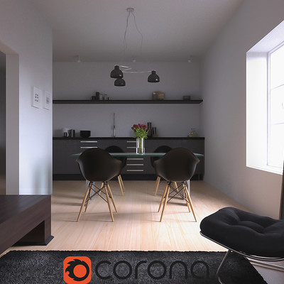 Modern Interior - Corona Renderer 