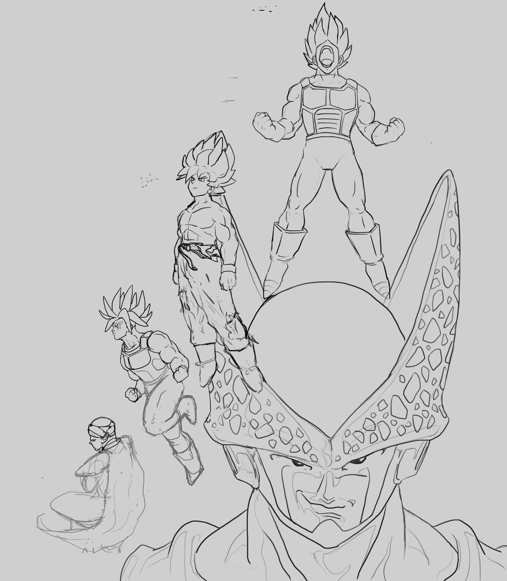 Artstation Dbz Tattoo Design Gabe Carmo