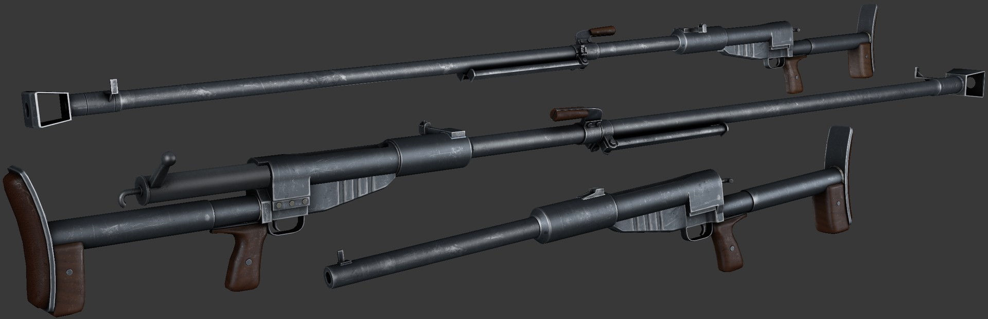 Artstation Ptrd 41 Anti Tank Rifle