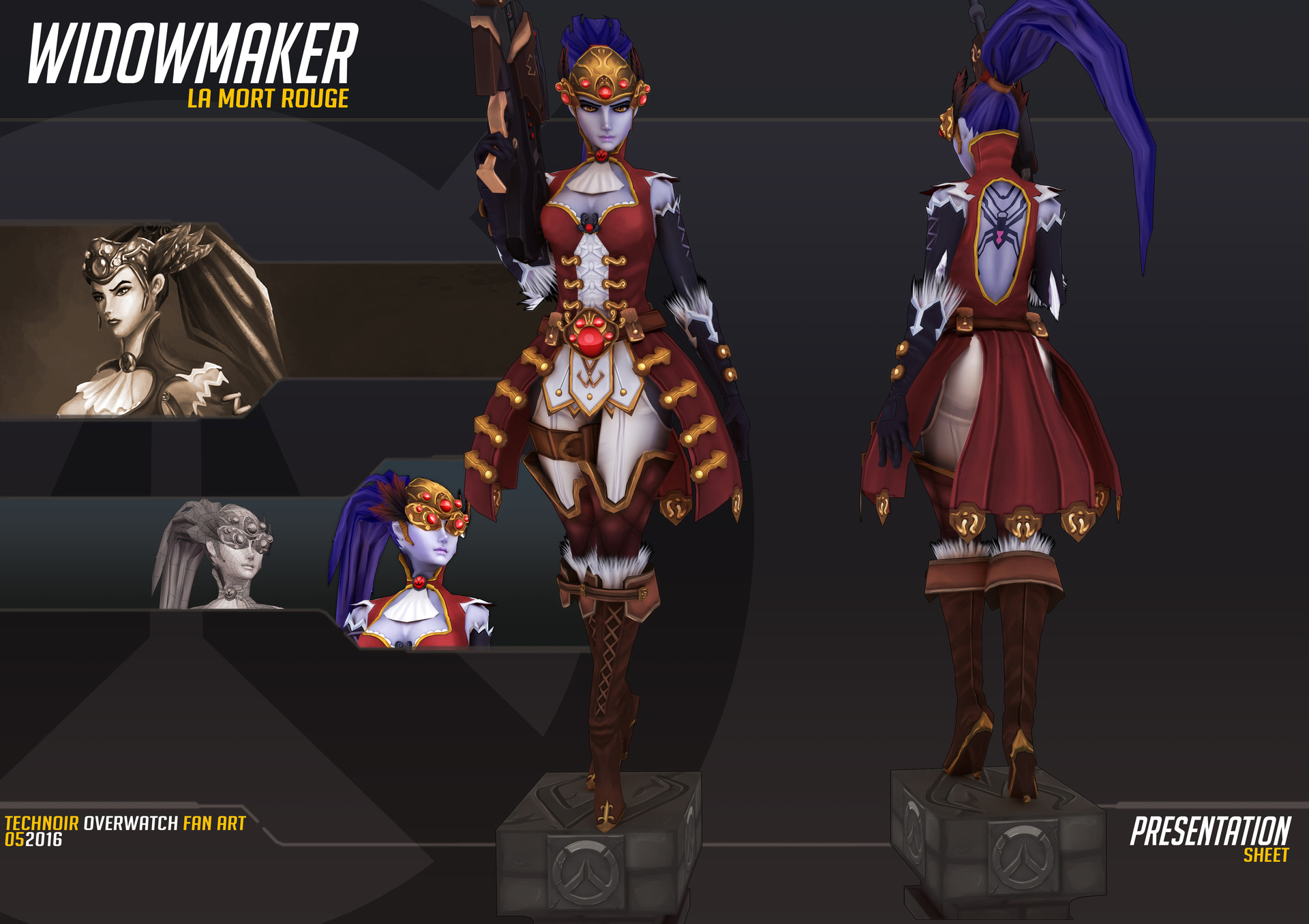 Artstation Overwatch Widowmaker Fan Art Jason Gil