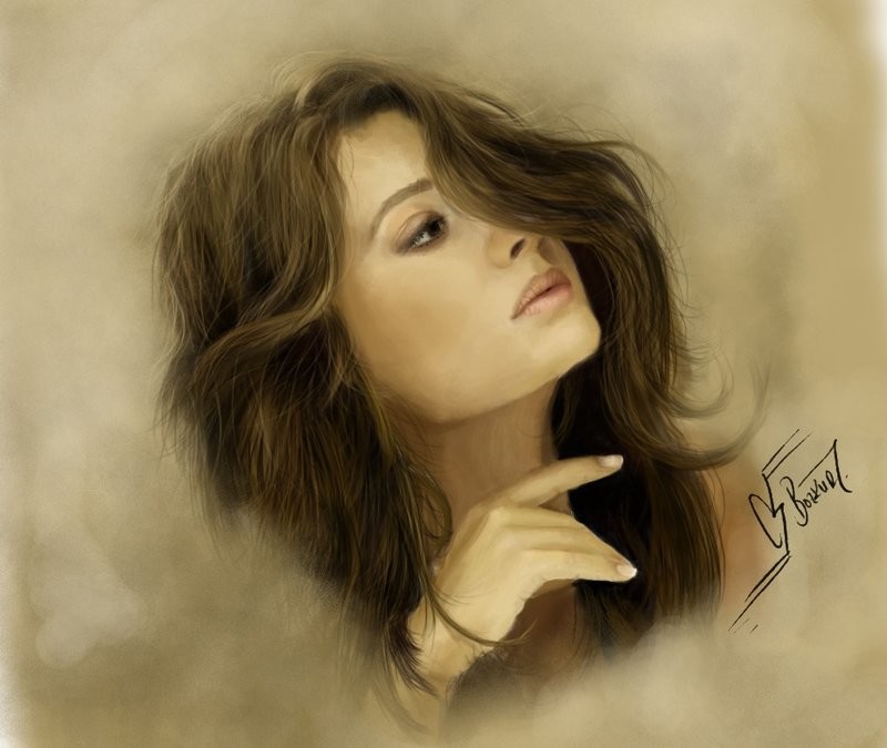 artstation atiye deniz portrait