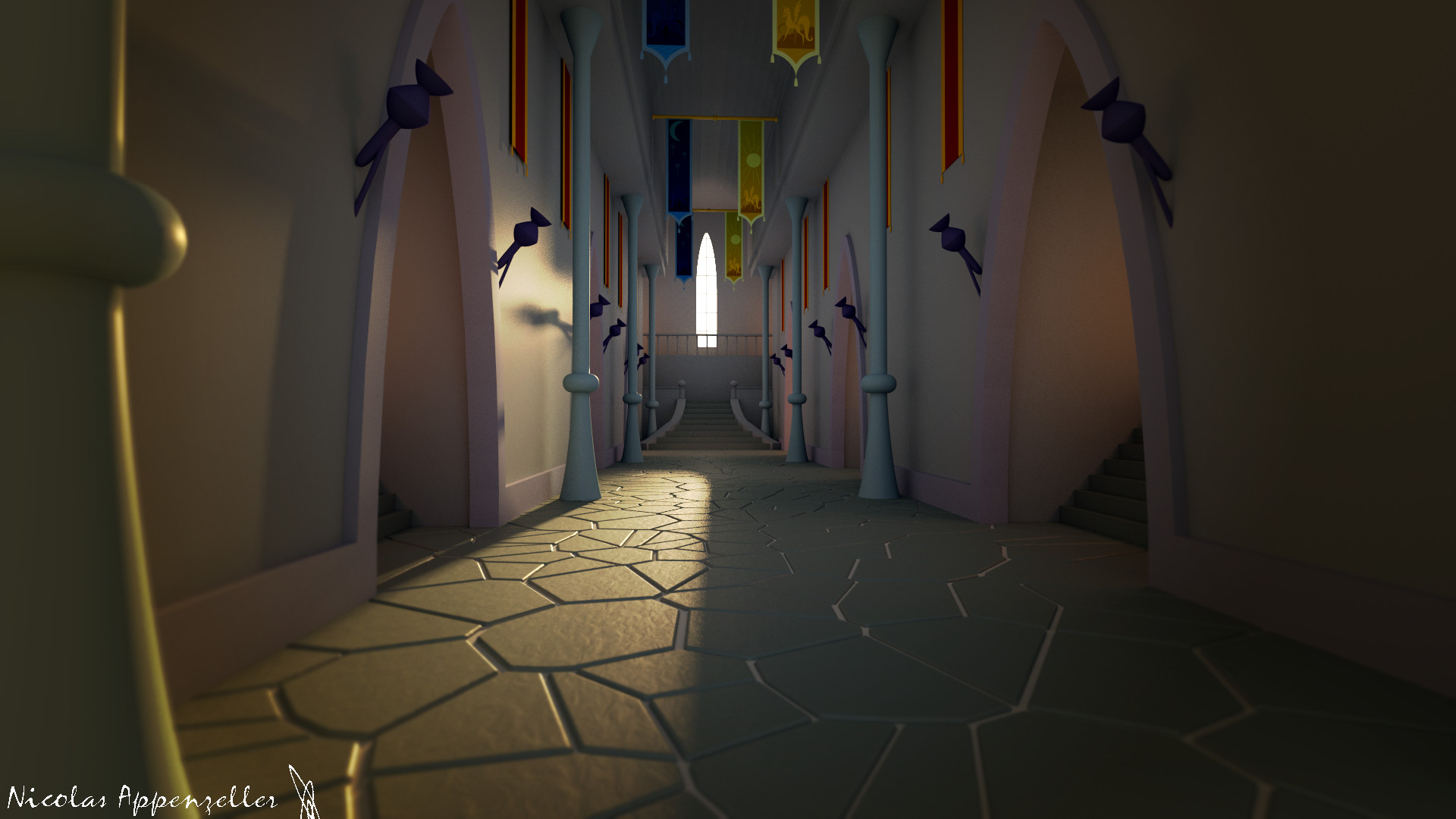 ArtStation Castle of the Two Sisters