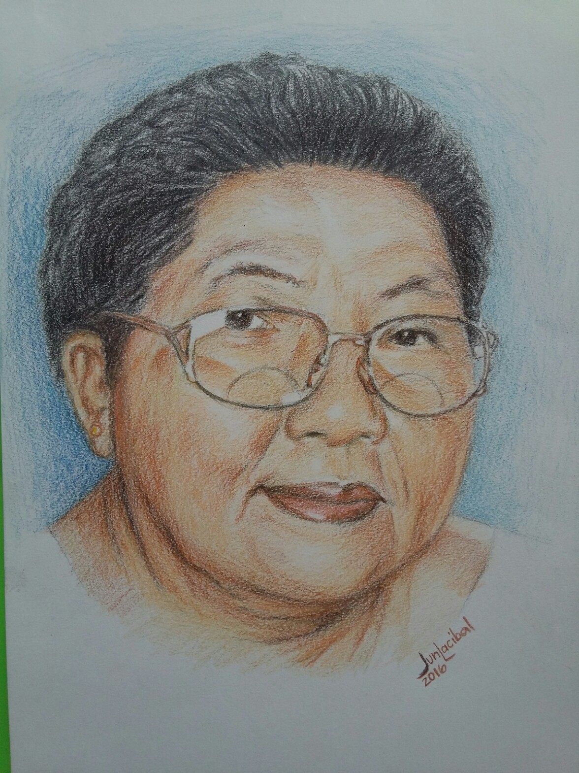 Arm Lacibal Colored Pencil Drawing