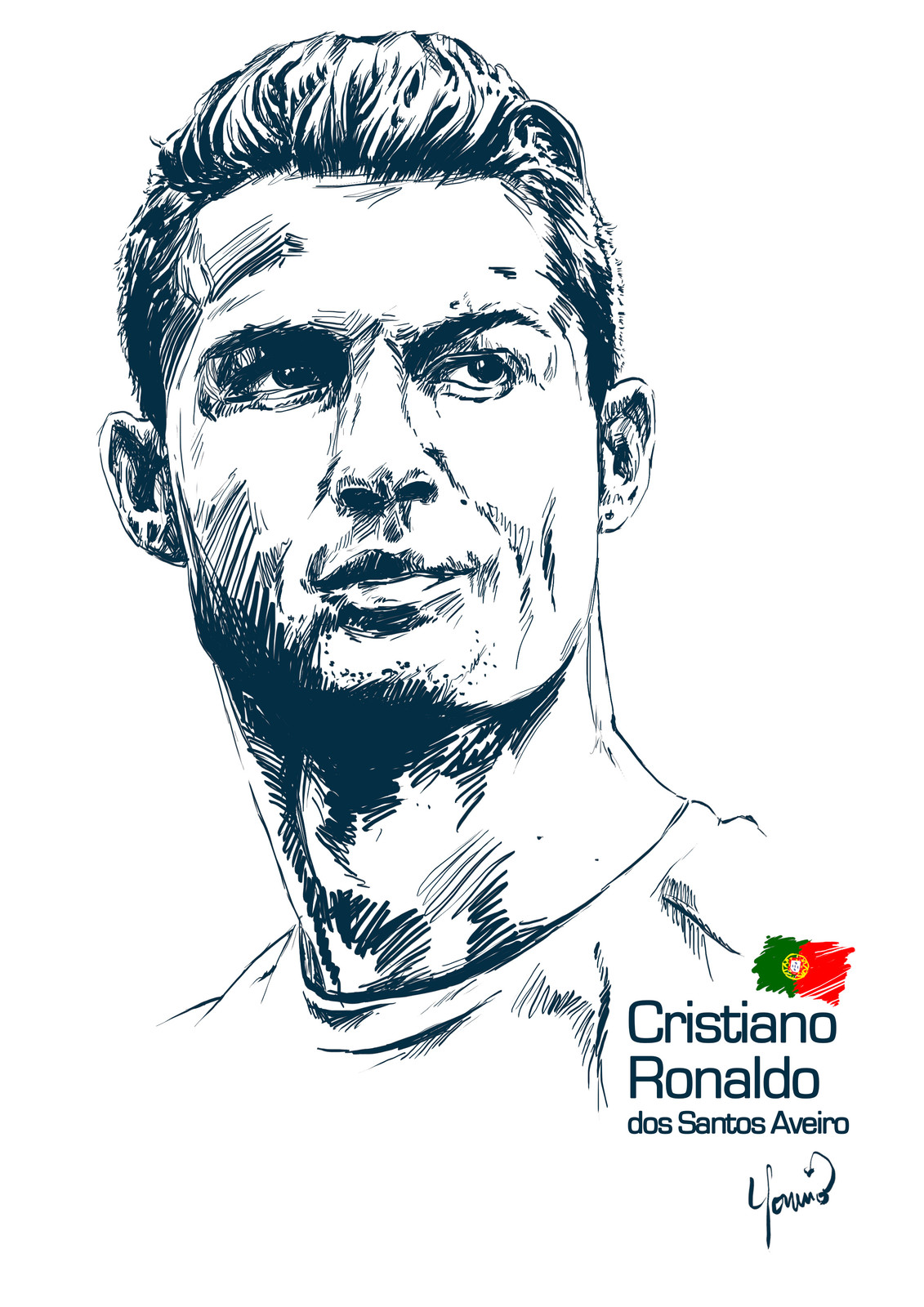 Artstation Cristiano Ronaldo Rayan Moussa