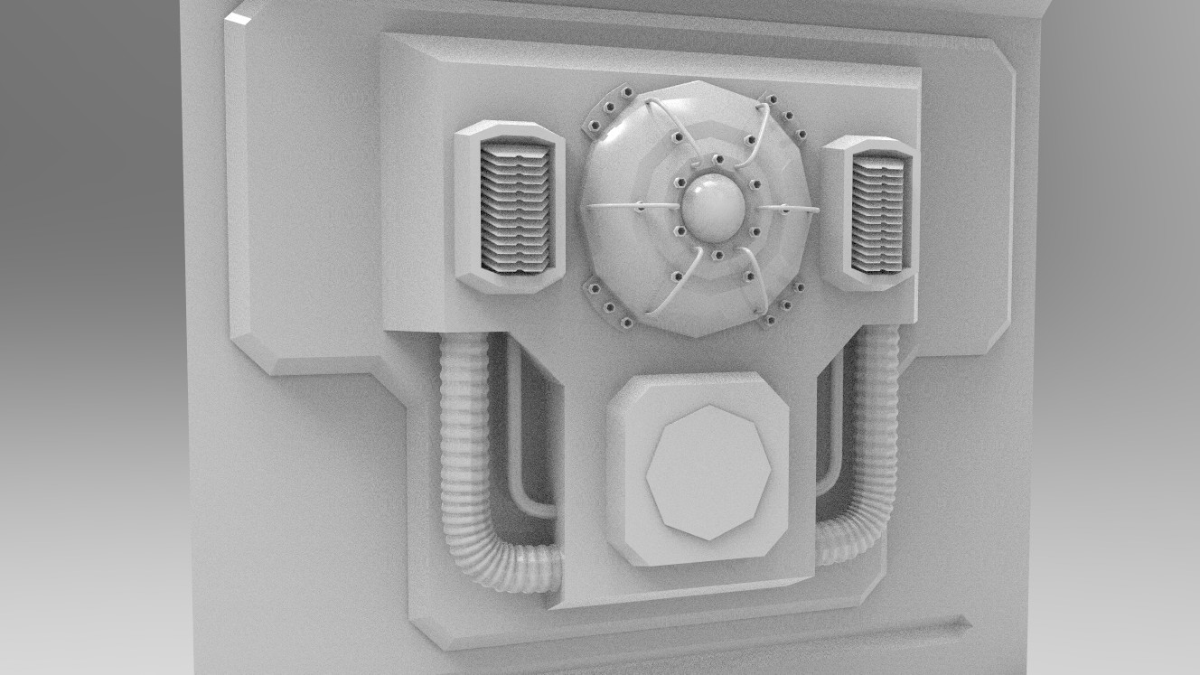 Nuclear Core Access Panel - Wall Insert