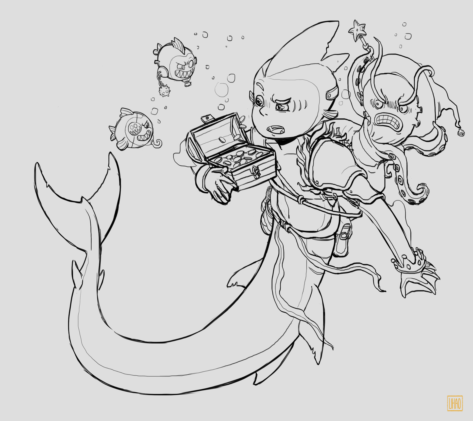 Li Hao Shark Prince and Sorcerer Master