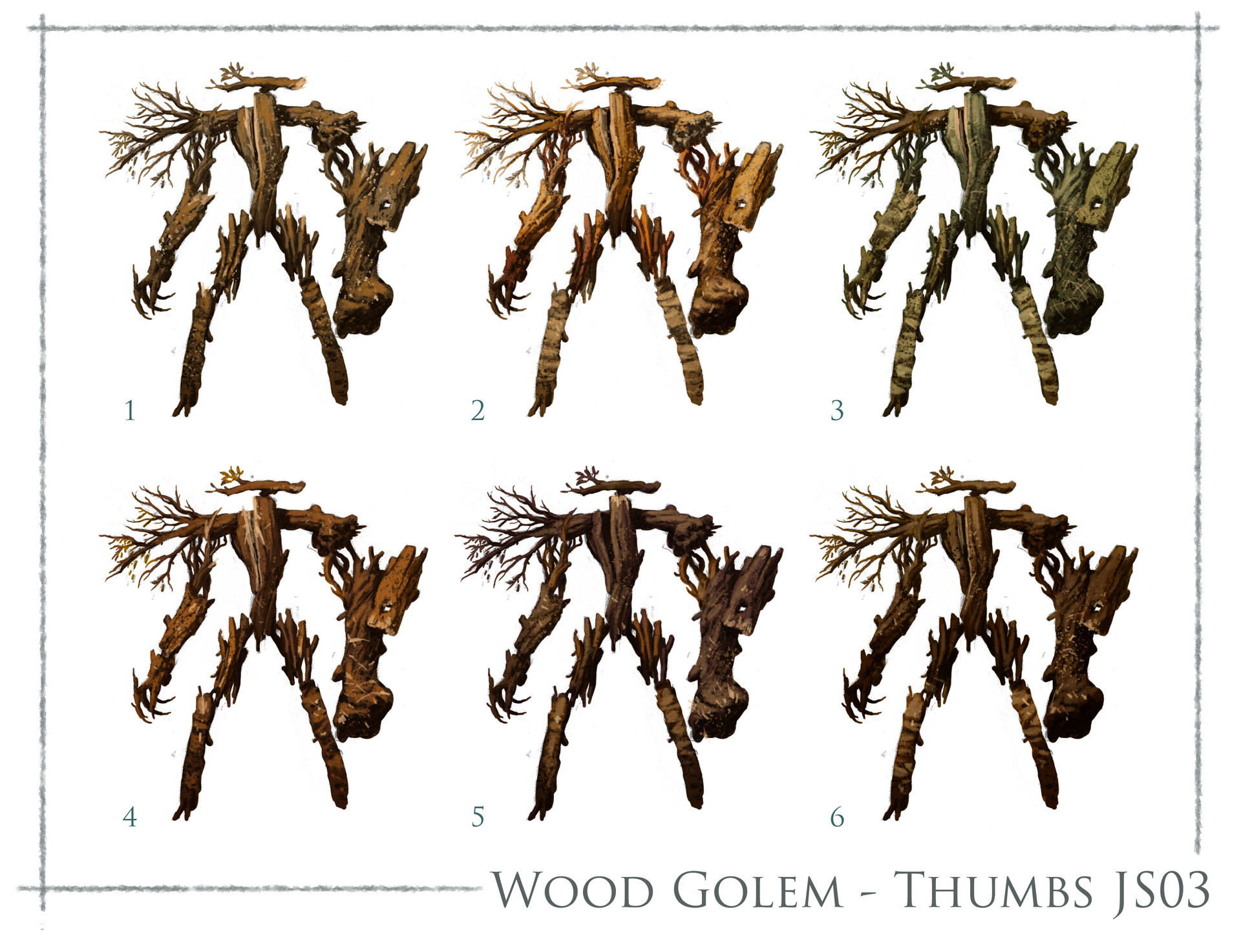 Jonathan Standing - Titans - Golem Triptych