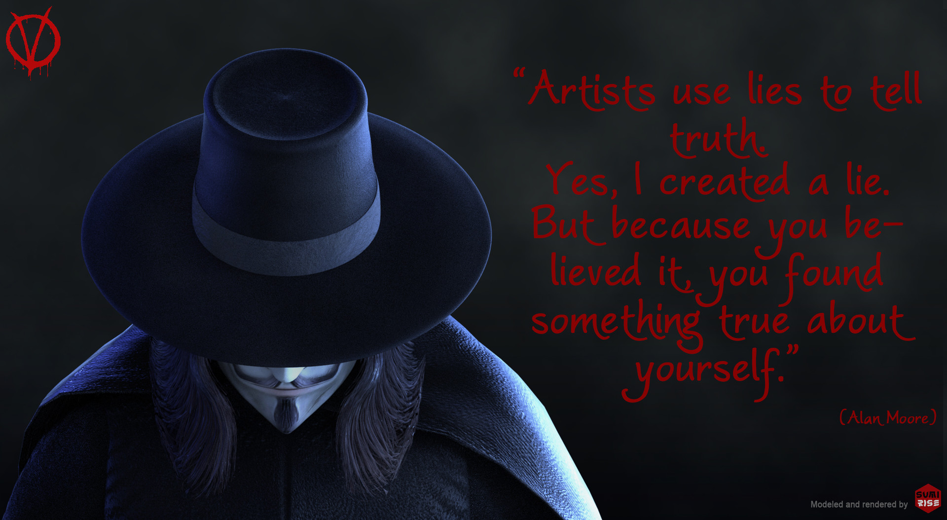Artstation V For Vendetta Antonio Bocchino