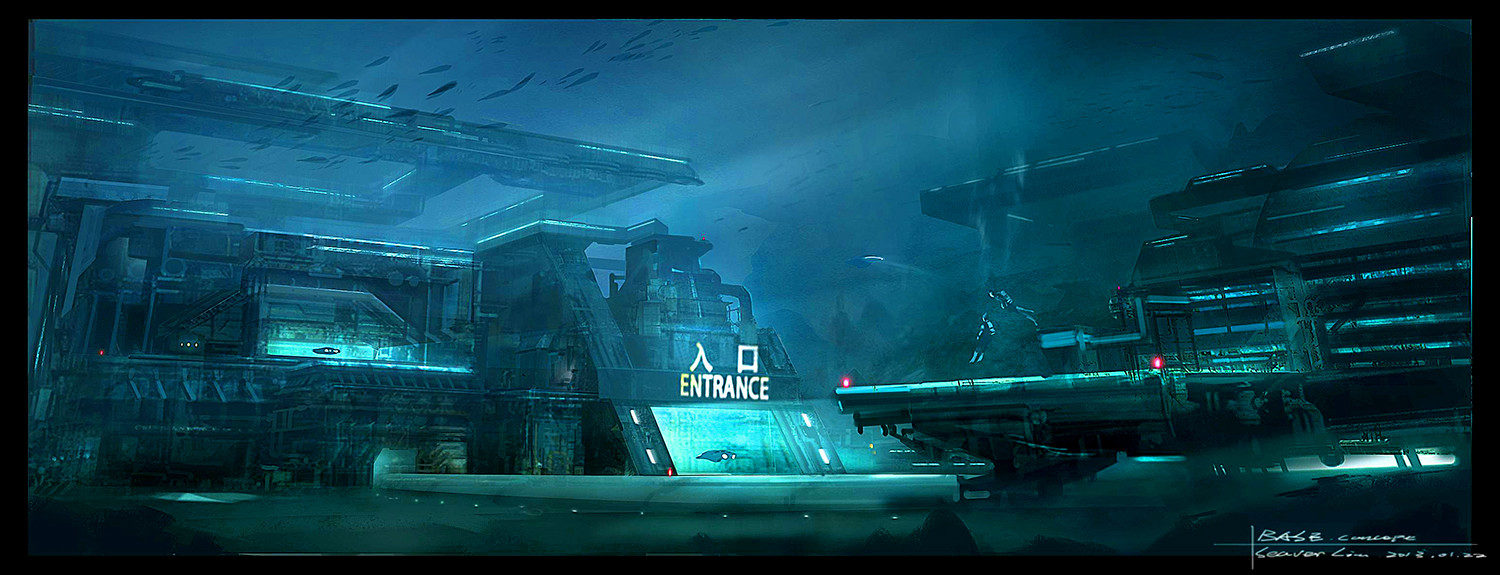 Стена на дне океана. Подводный домик. Подводный город будущего. Underwater base. Underwater base.
