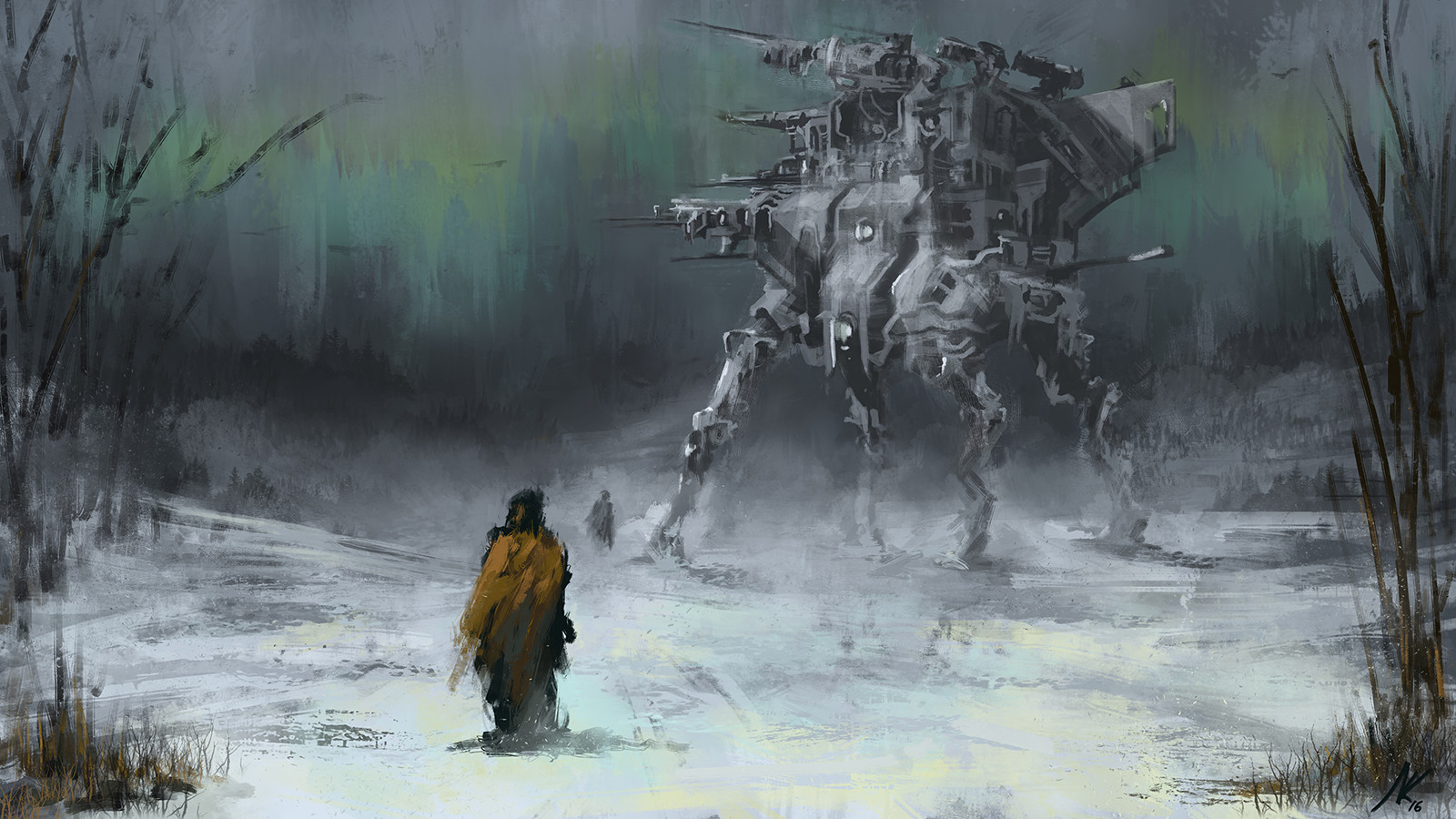 ArtStation - Winter mech