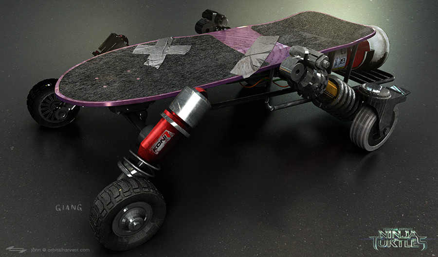 - TMNT 2014 - skateboard