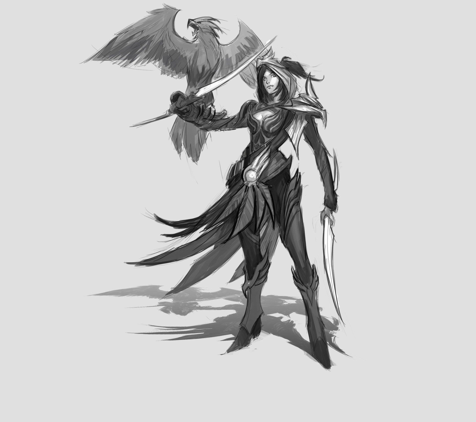 Artstation League Of Legends Quinn And Valor Michael