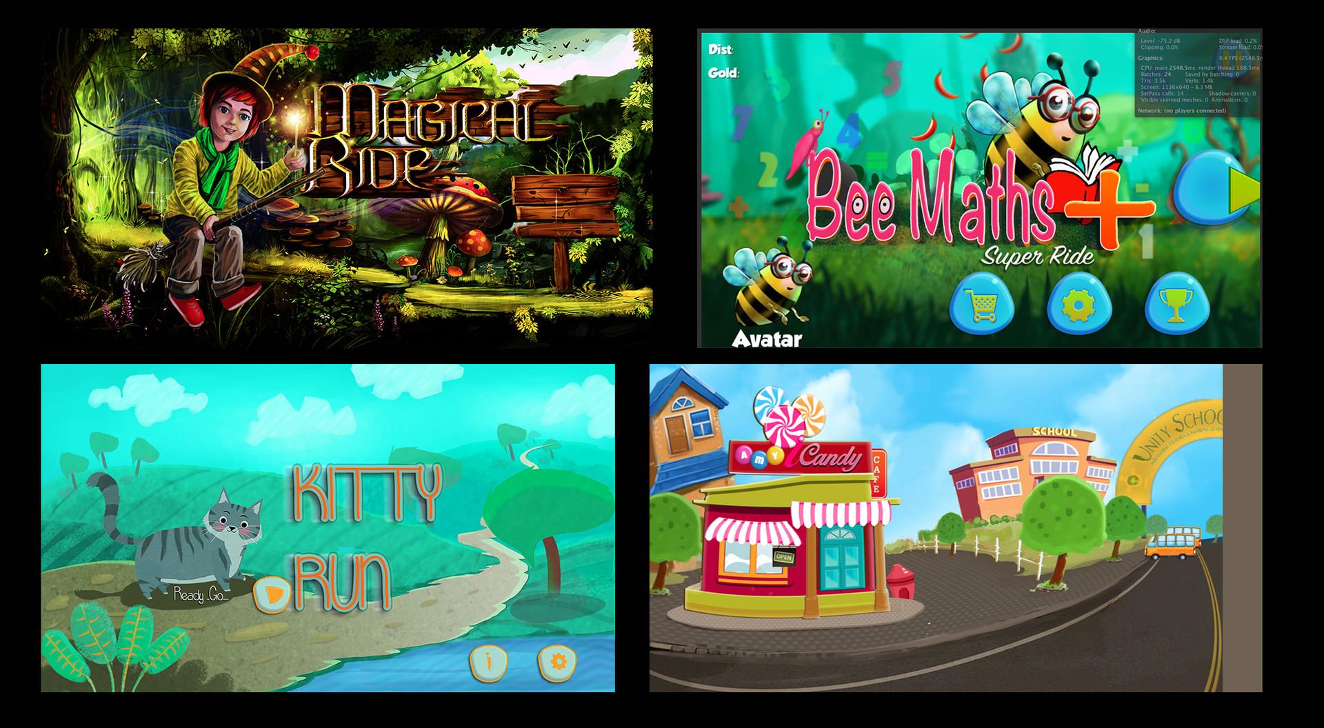 ArtStation Mobile Game splashscreens