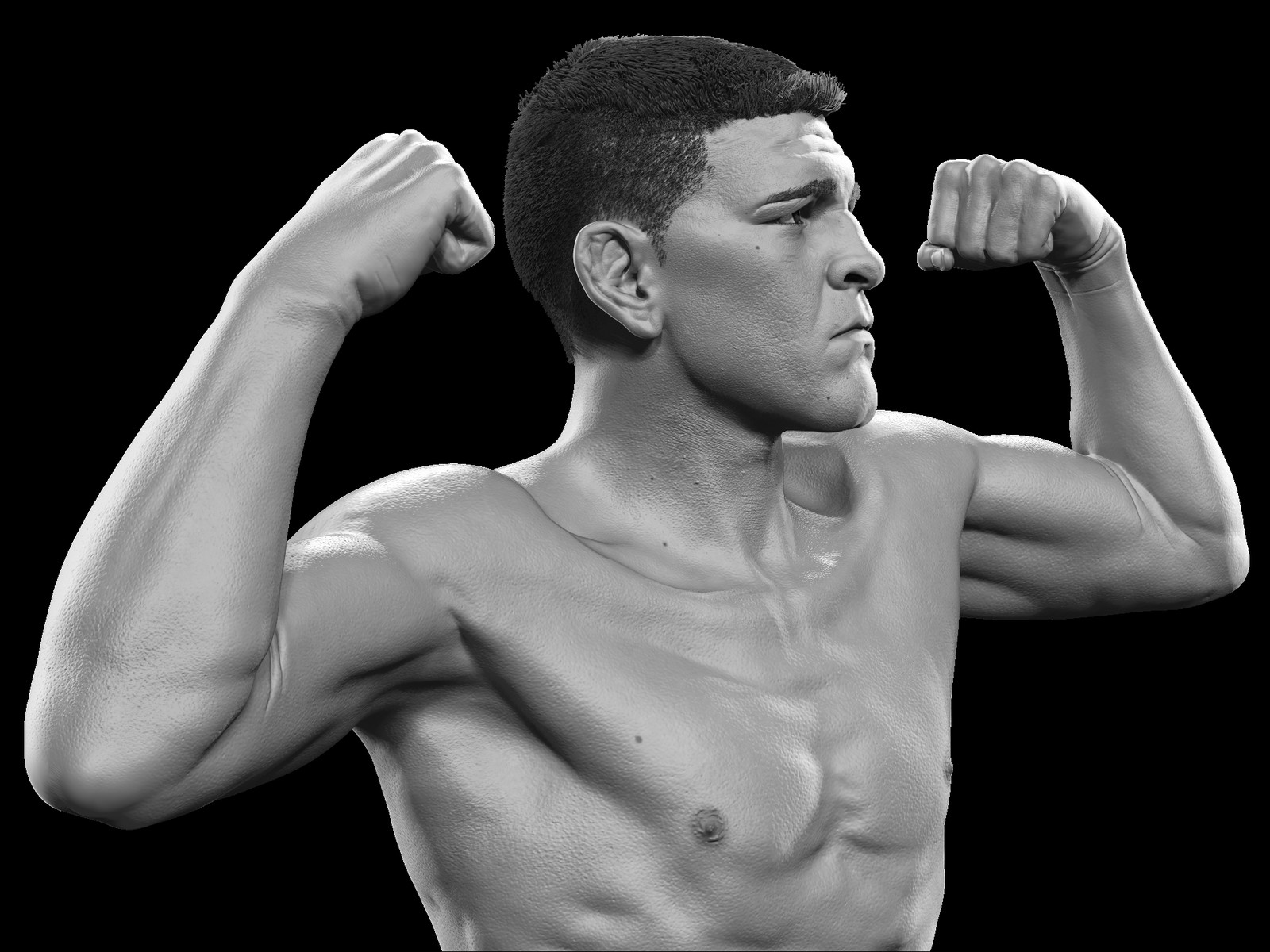 artstation nick diaz anatomy study