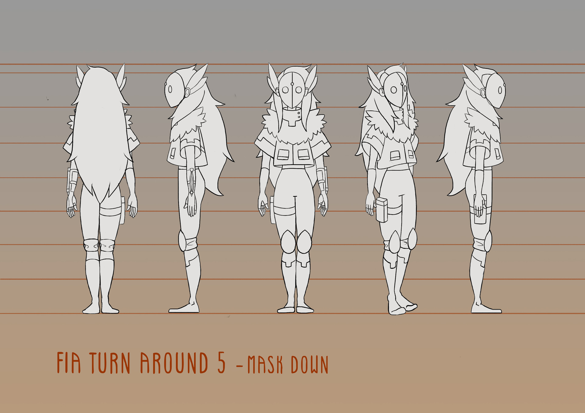 Character turnaround reference