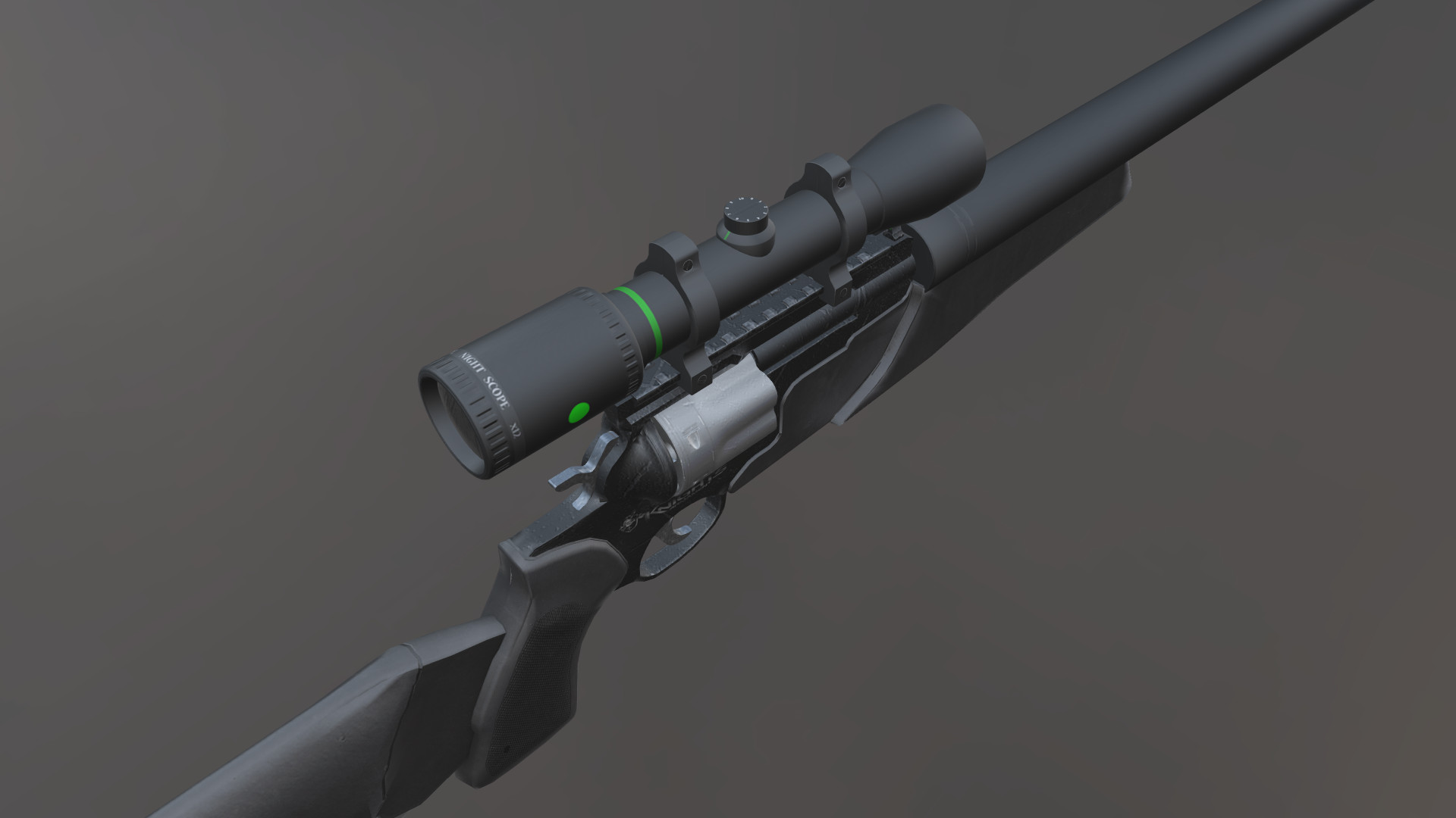 ArtStation - Weapon: Knight's Armament Revolver Rifle