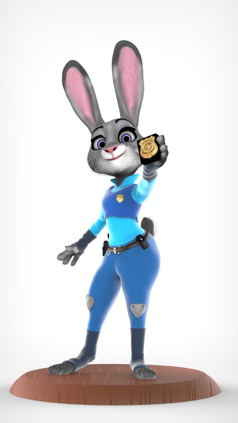 textured judy hopps