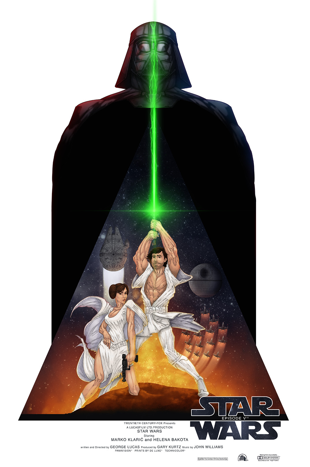 - Star Wars Retro Poster Art