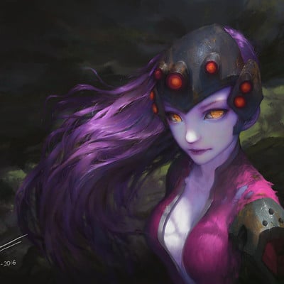 ArtStation - Overwatch - Widowmaker Nova Skin