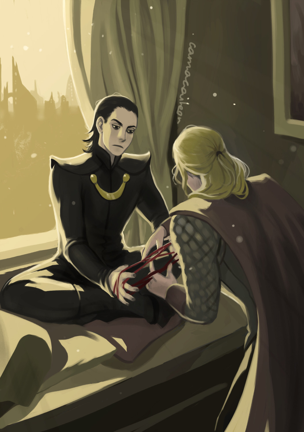 Tamara van Oyen - Thor and Loki
