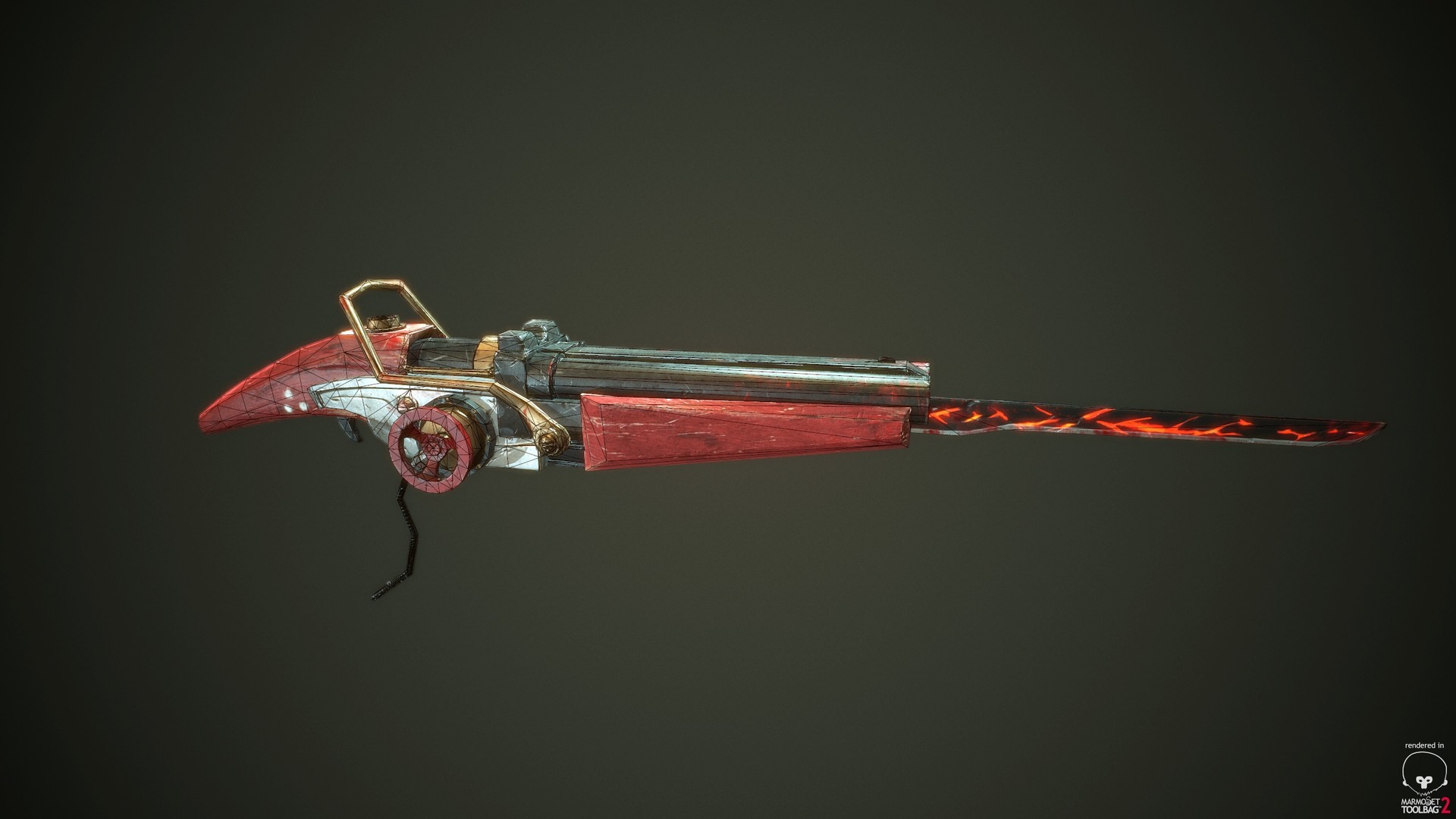 Artstation 甲鉄城のカバネリ 無名 銃 Shan Sie