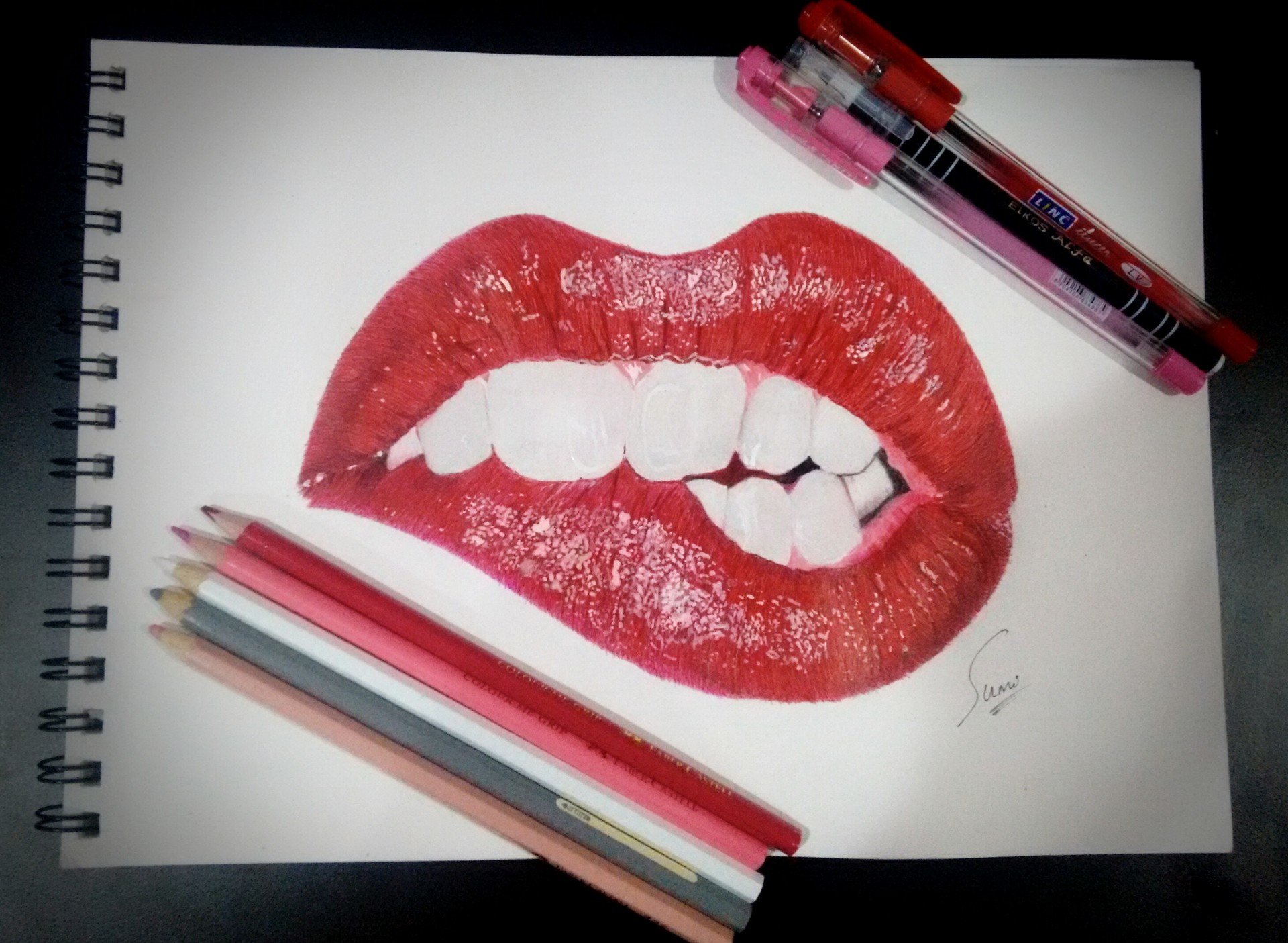 Artstation Seductive Lips Soumyashri Mishra