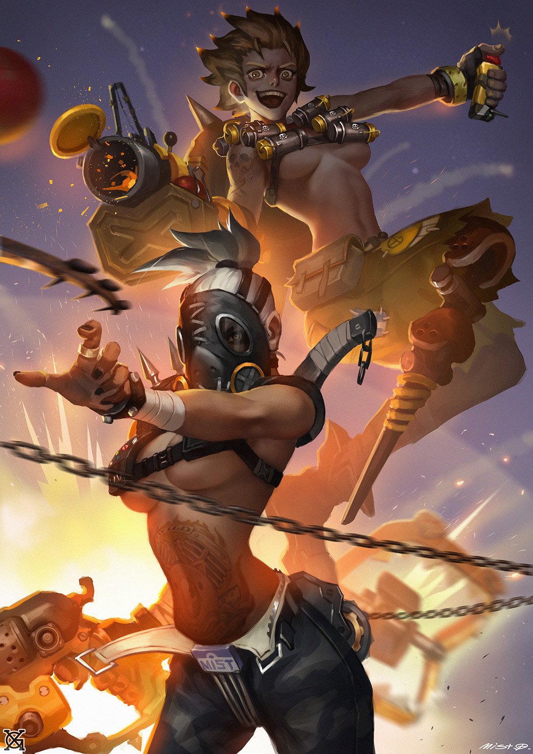 Artstation Overwatch Pig And Mouse Mist Xg