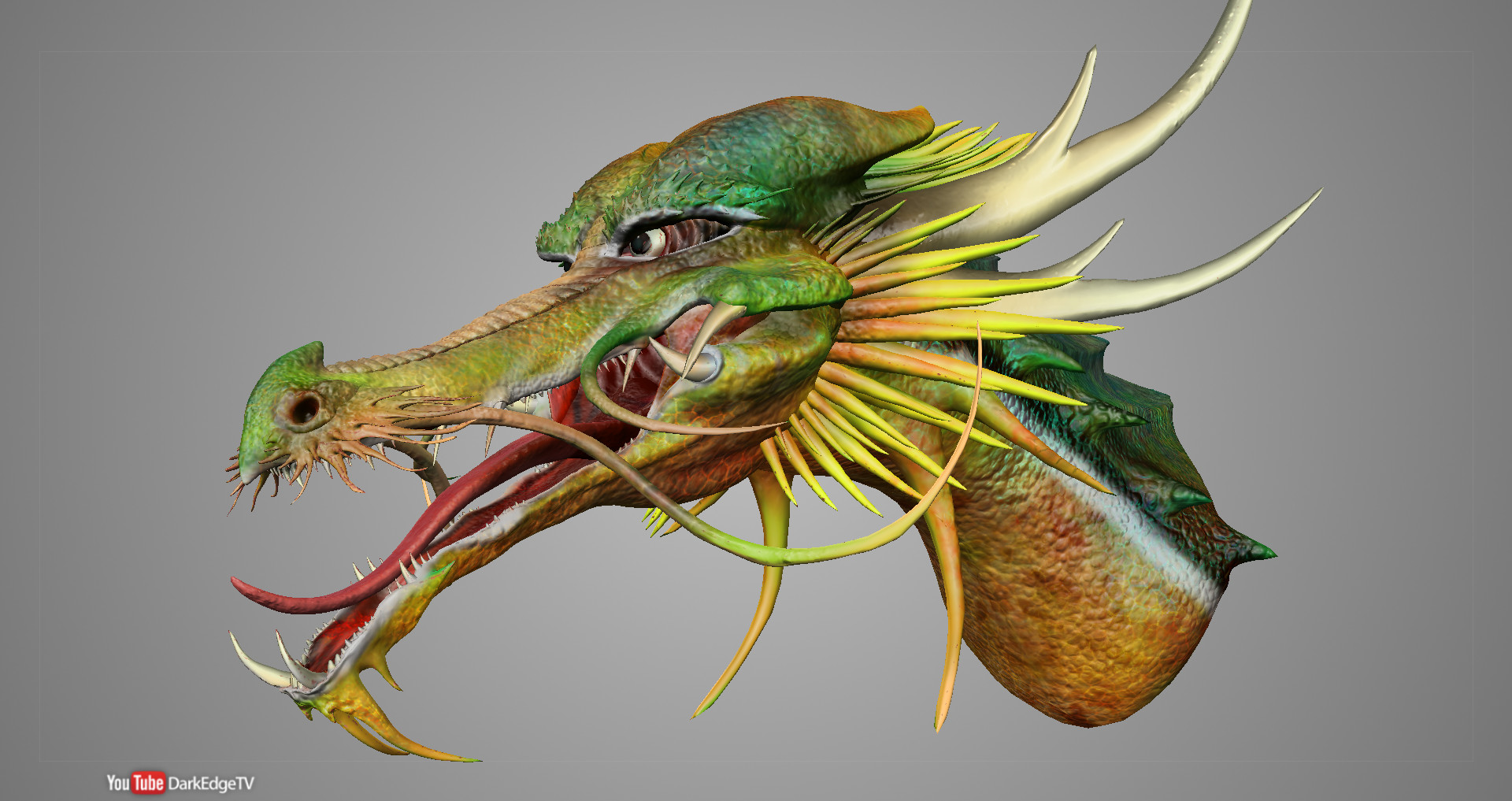 Artstation Japanese Dragon Head 9 Rebecca Darkedgetv