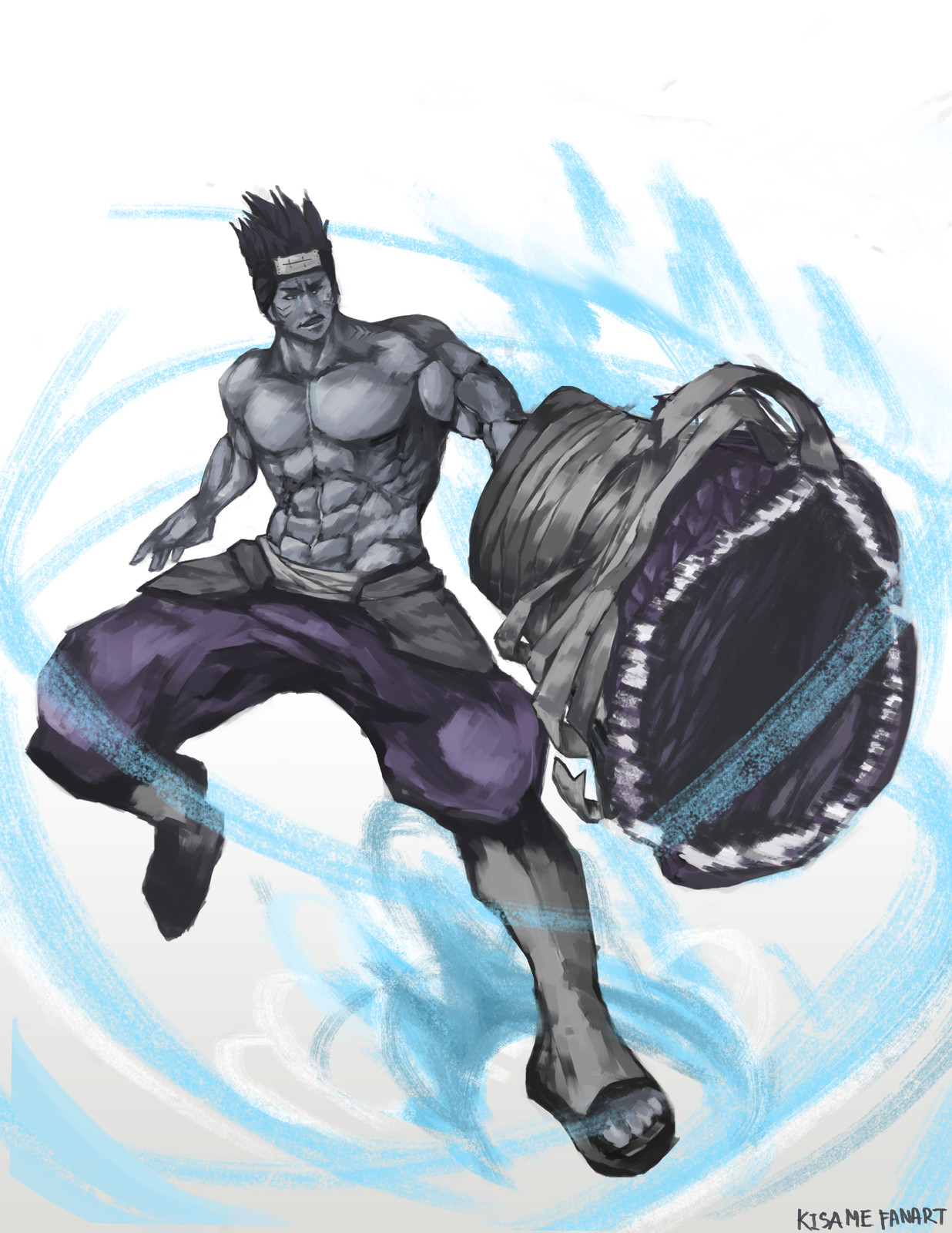 Artstation Kisame Naruto Sitang Suvannakita