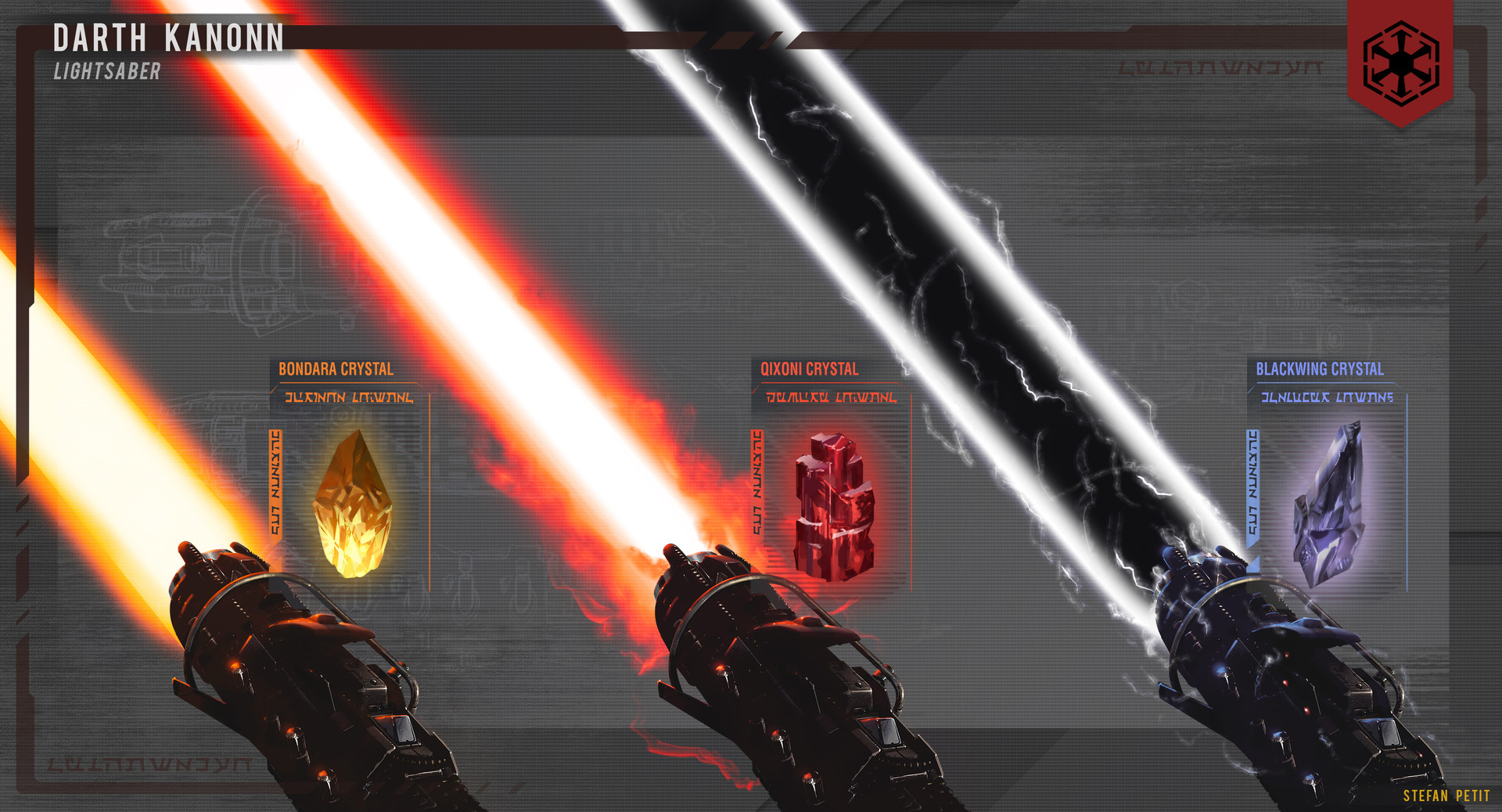 Stefan Petit Sith Lightsaber Part 2 Cross Section