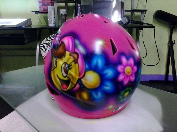 ArtStation Airbrush softball helmet