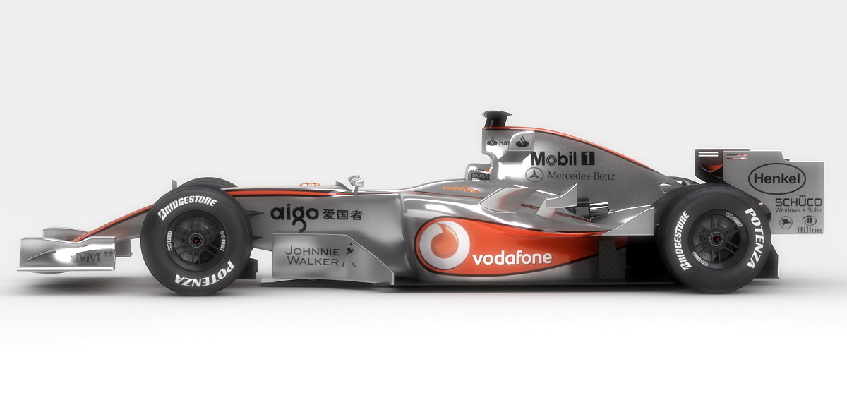 MINICHAMPS 1/43 Vodafone McLAREN Mercedes MP4-22 L.Hamilton