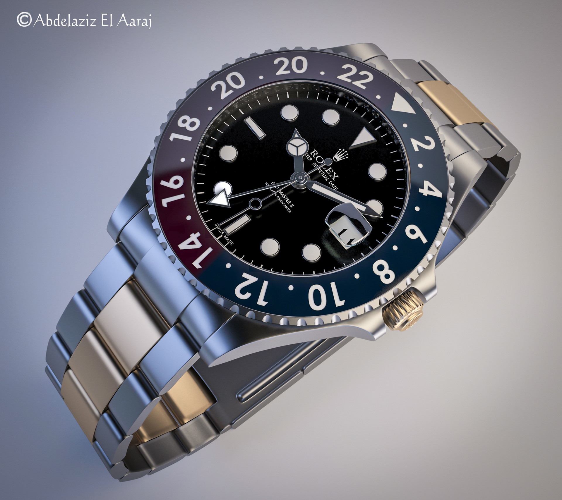 ArtStation - Rolex GMT 3D