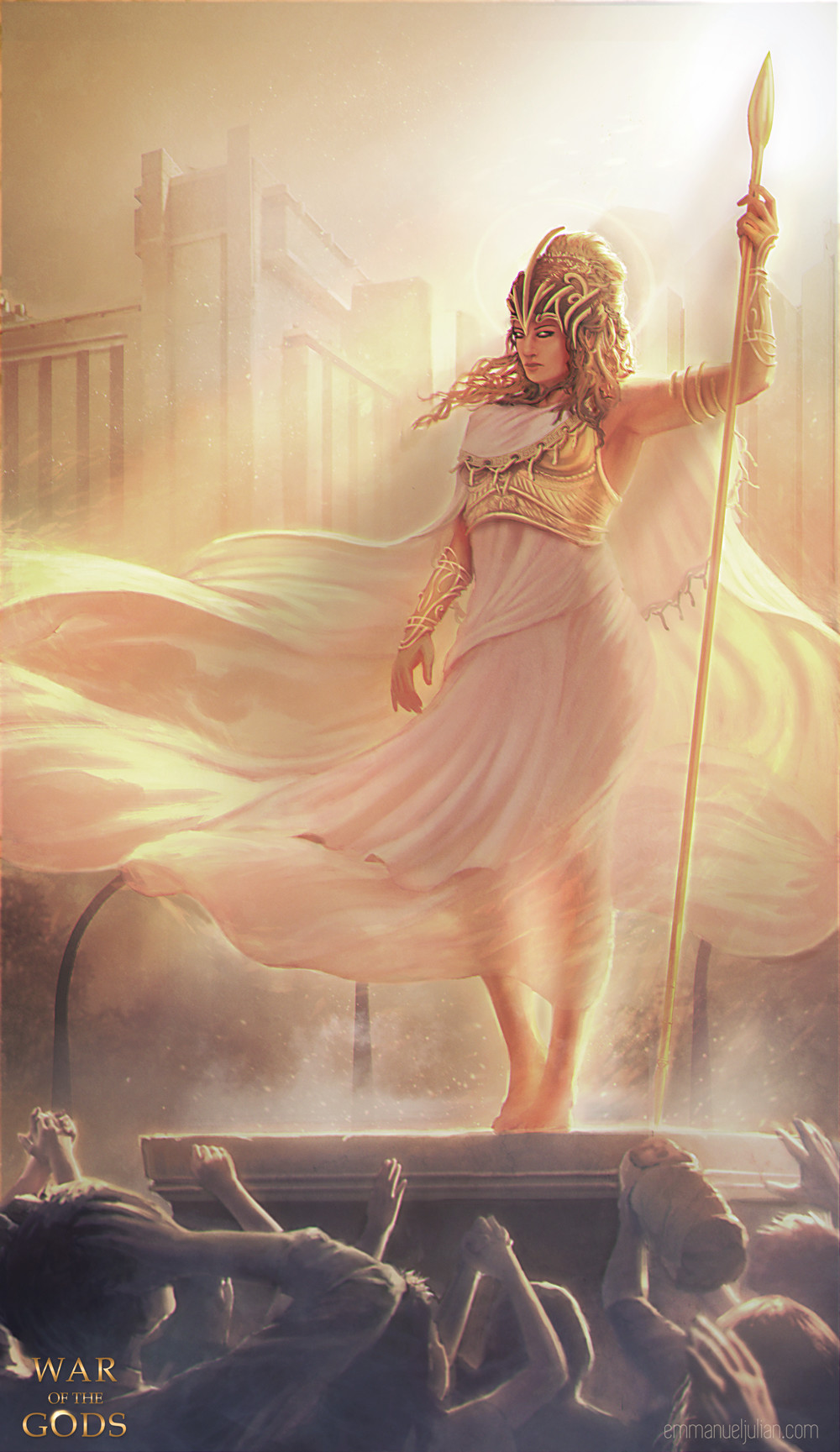 Greek Goddess Athena Painting imgi