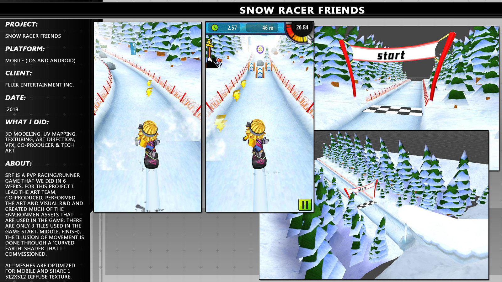 Snow Racer Friends - Environment