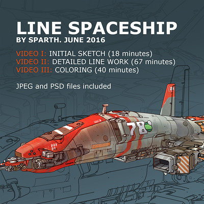 Sparth sparth line spaceship video tutorial s
