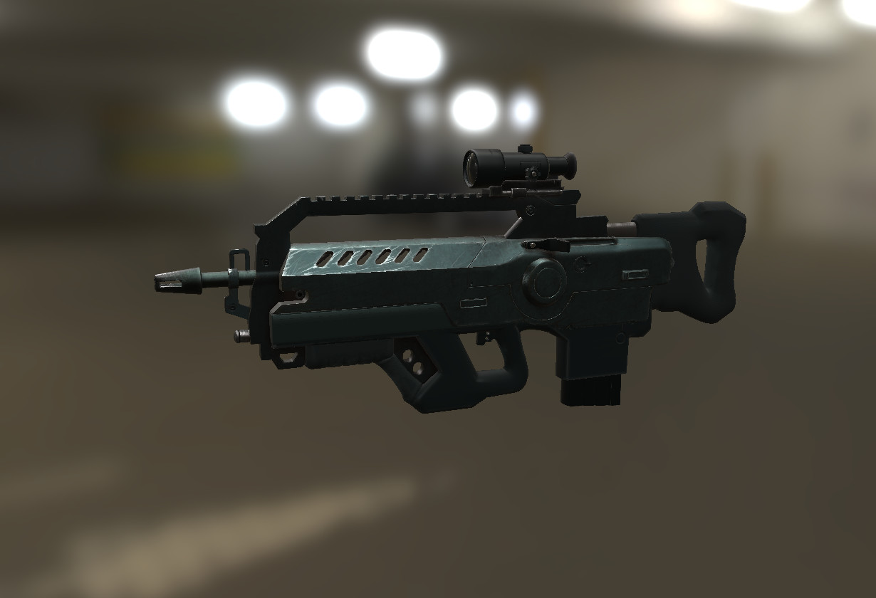 ArtStation - Assault_Riffle_Exercice