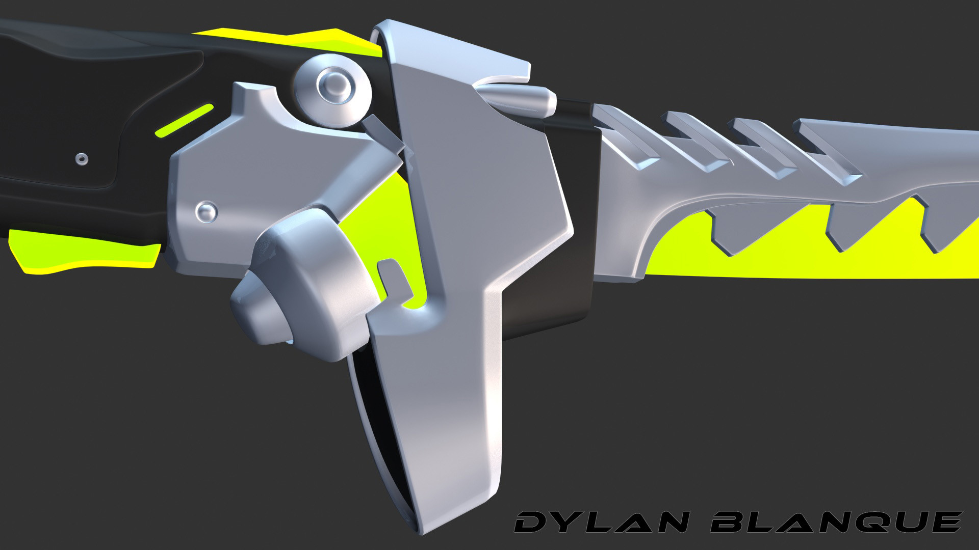 Overwatch Fan Art: Genji's Dragon Blade, Dylan Blanque