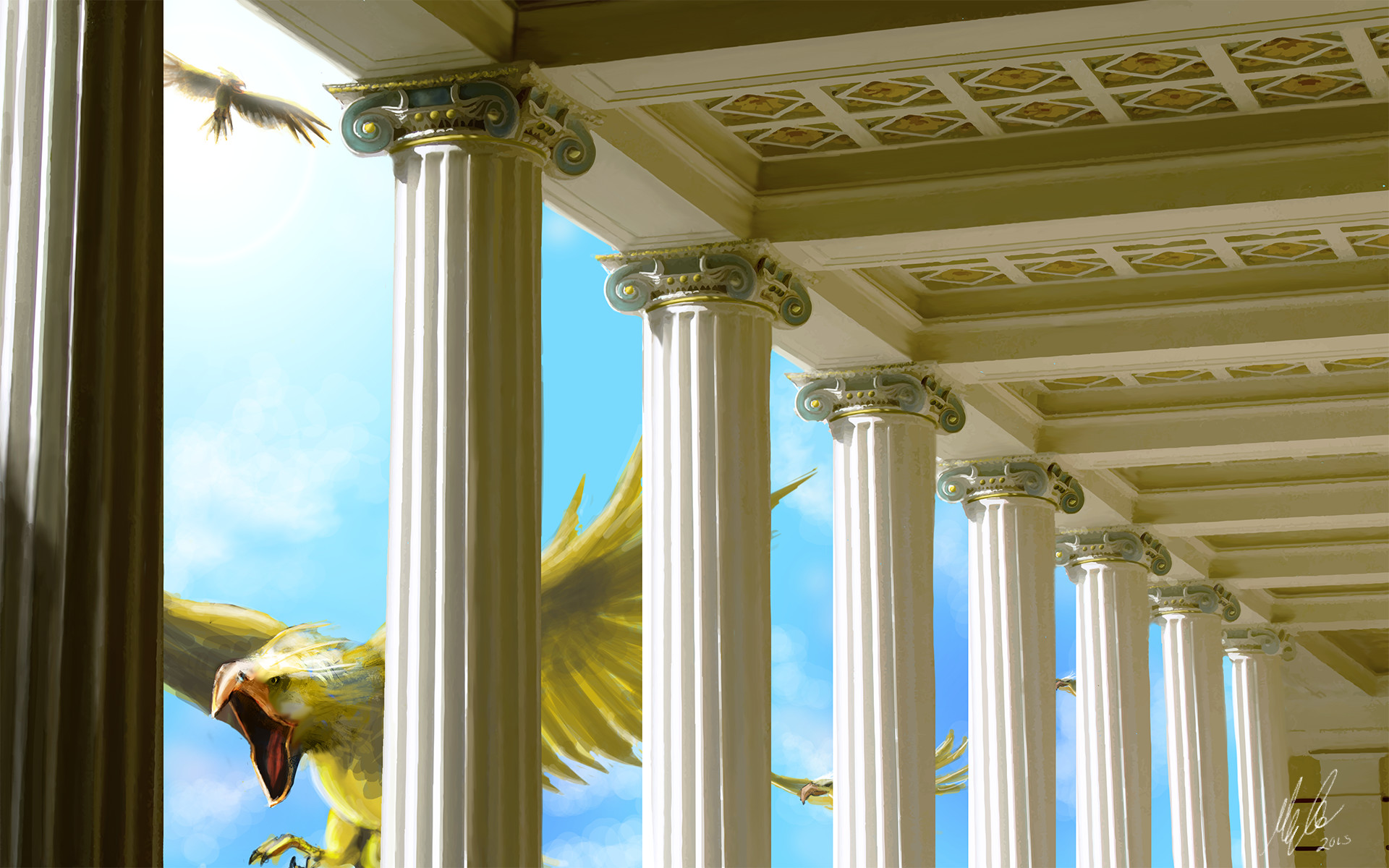 Maria tartaglia columns birds hmw