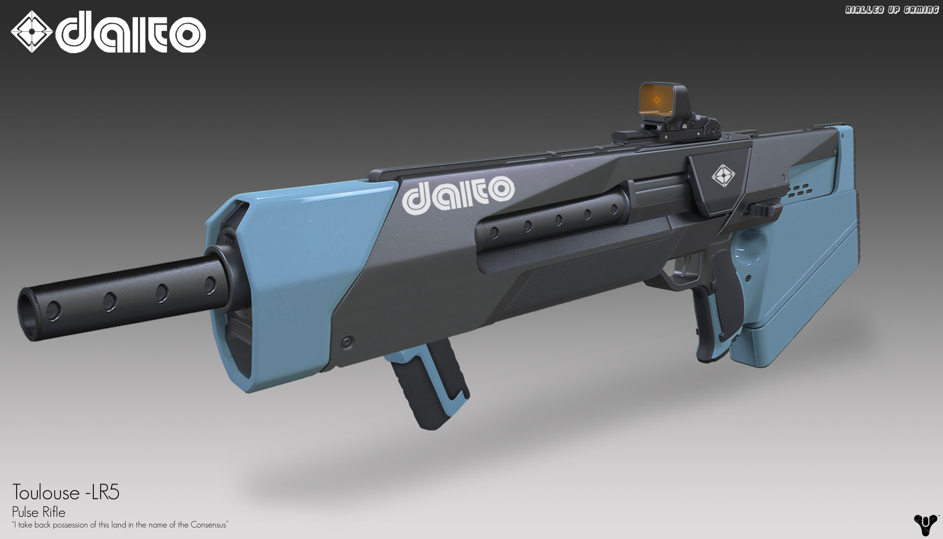 Daito Foundry Destiny Concept Weapon Design.
