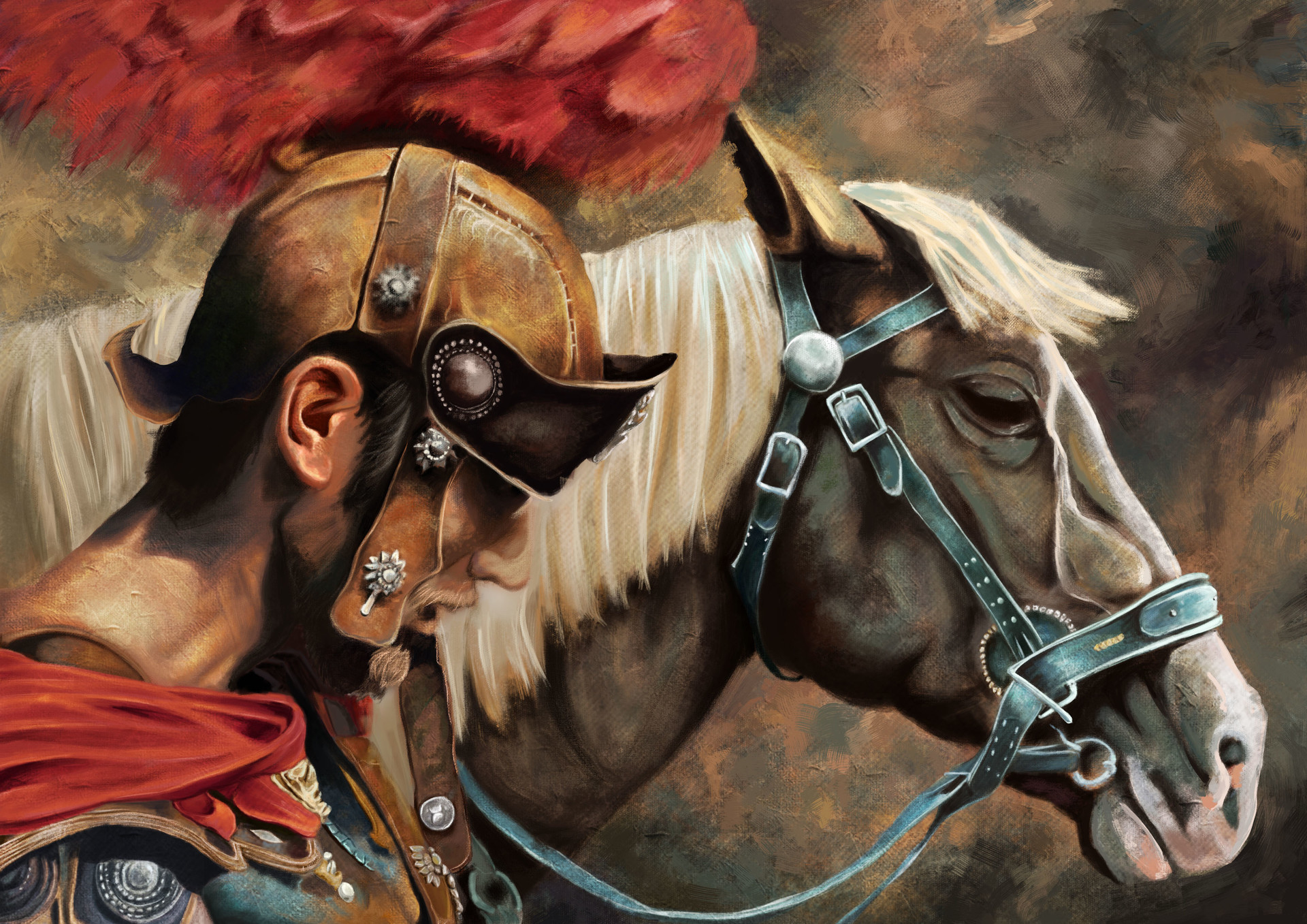 Artstation Rome Soldier In Oil Painting Shen Lim