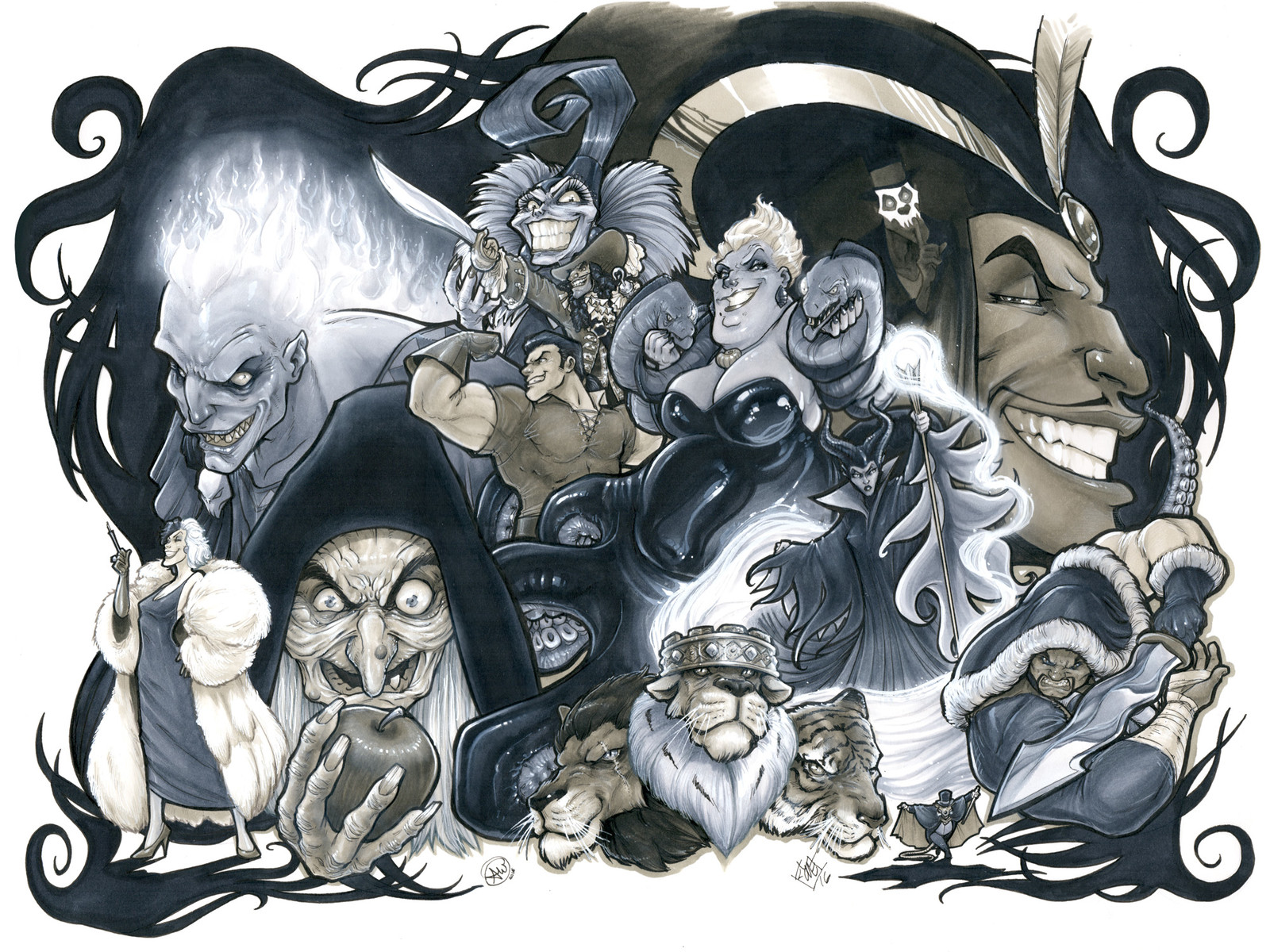 Artstation Disney Villains Comfort Love And Adam Withers Both films feature famous villains and turn them into protagonists misunderstood by friends, family and society. disney villains comfort love and adam