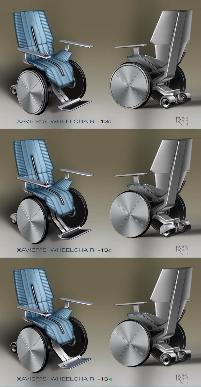 Xavier's Wheelchair -variations