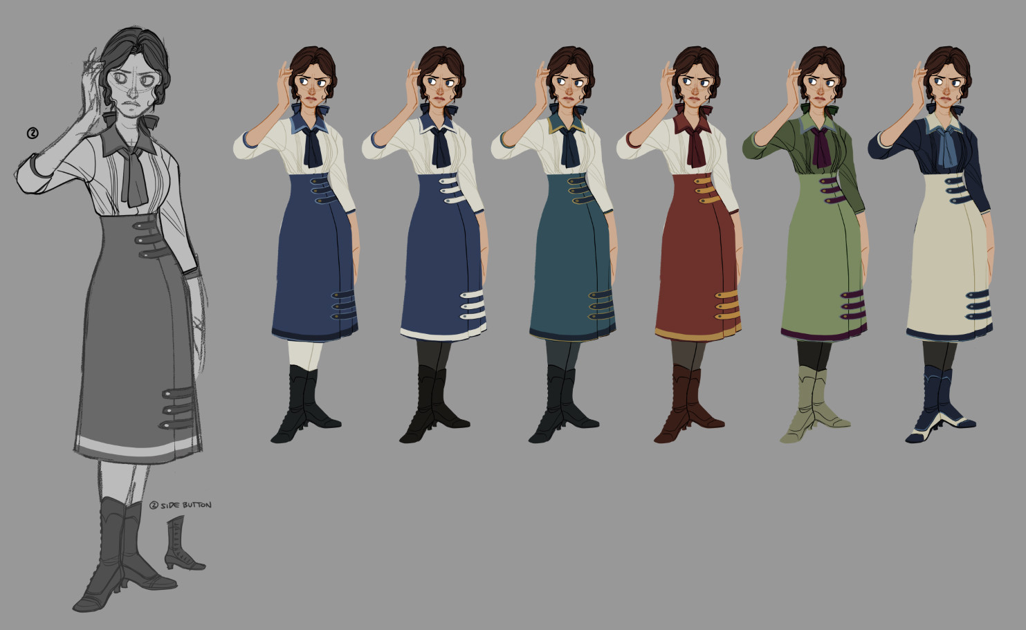 Artstation Bioshock Infinite Young Liz Claire Hummel What if bioshock's elizabeth didn't need saving? artstation bioshock infinite young