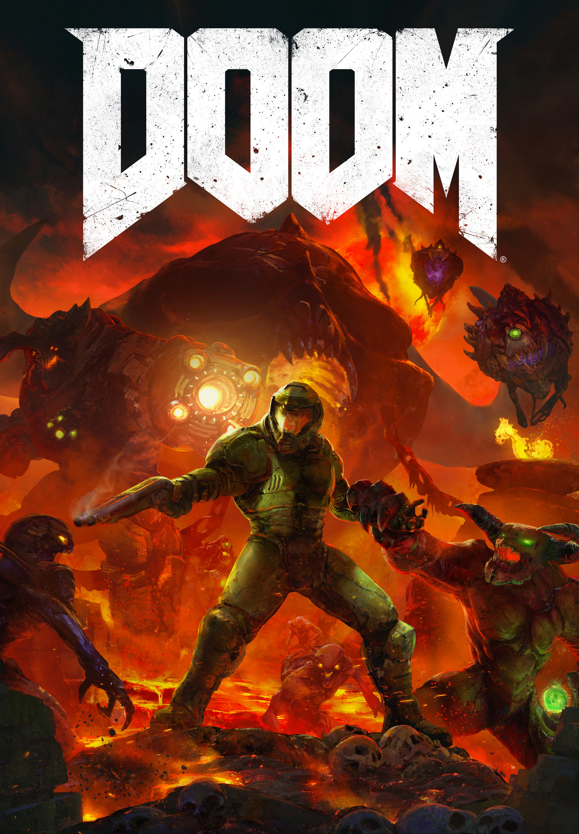 Game posters. Doom (игра, 2016). Doom 2016 Постер.