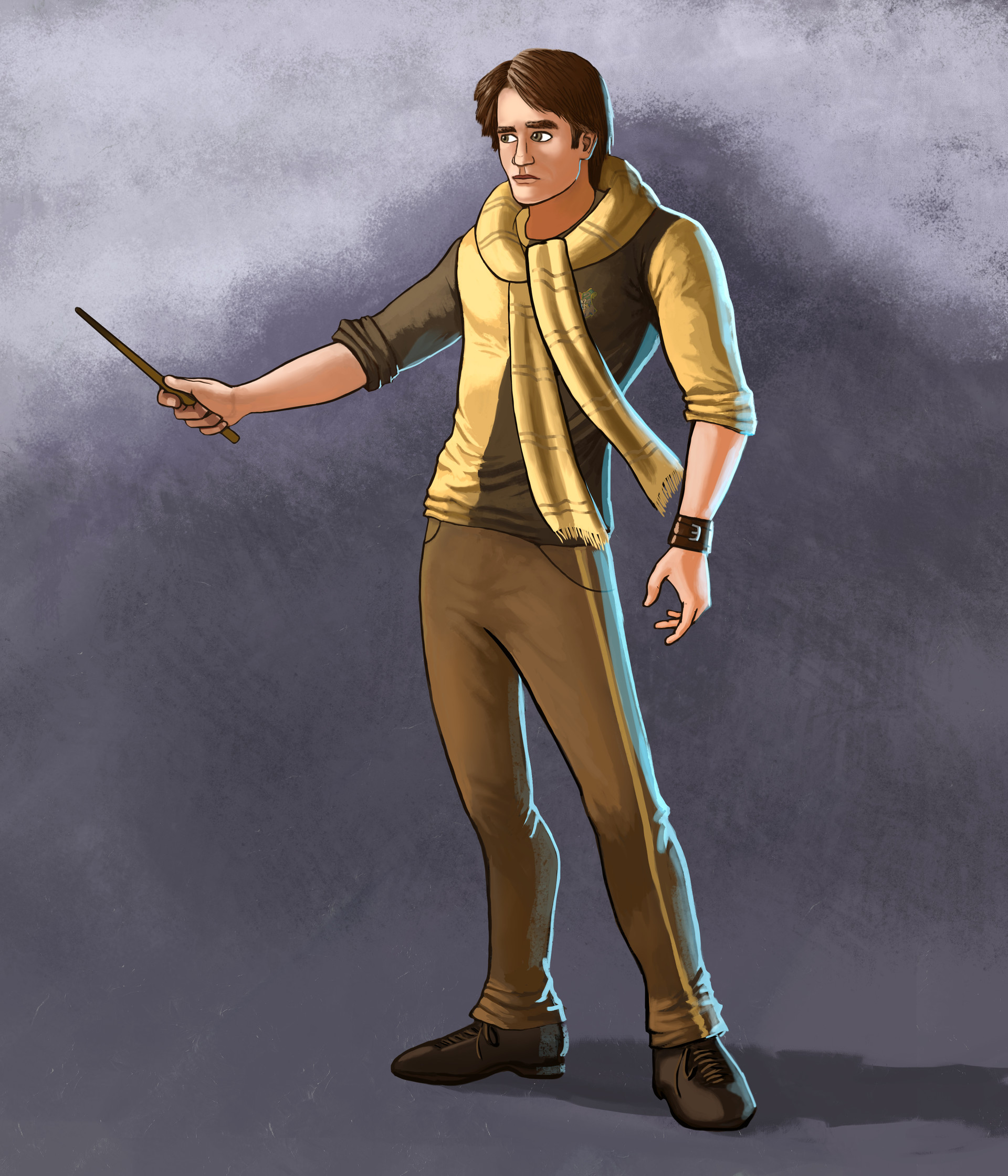 Cedric Diggory Fan Art - Character Redesign for Animation.
