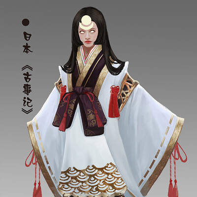 artstation 天照大神あまてらすおおみかみtenshō daijin zhijing you