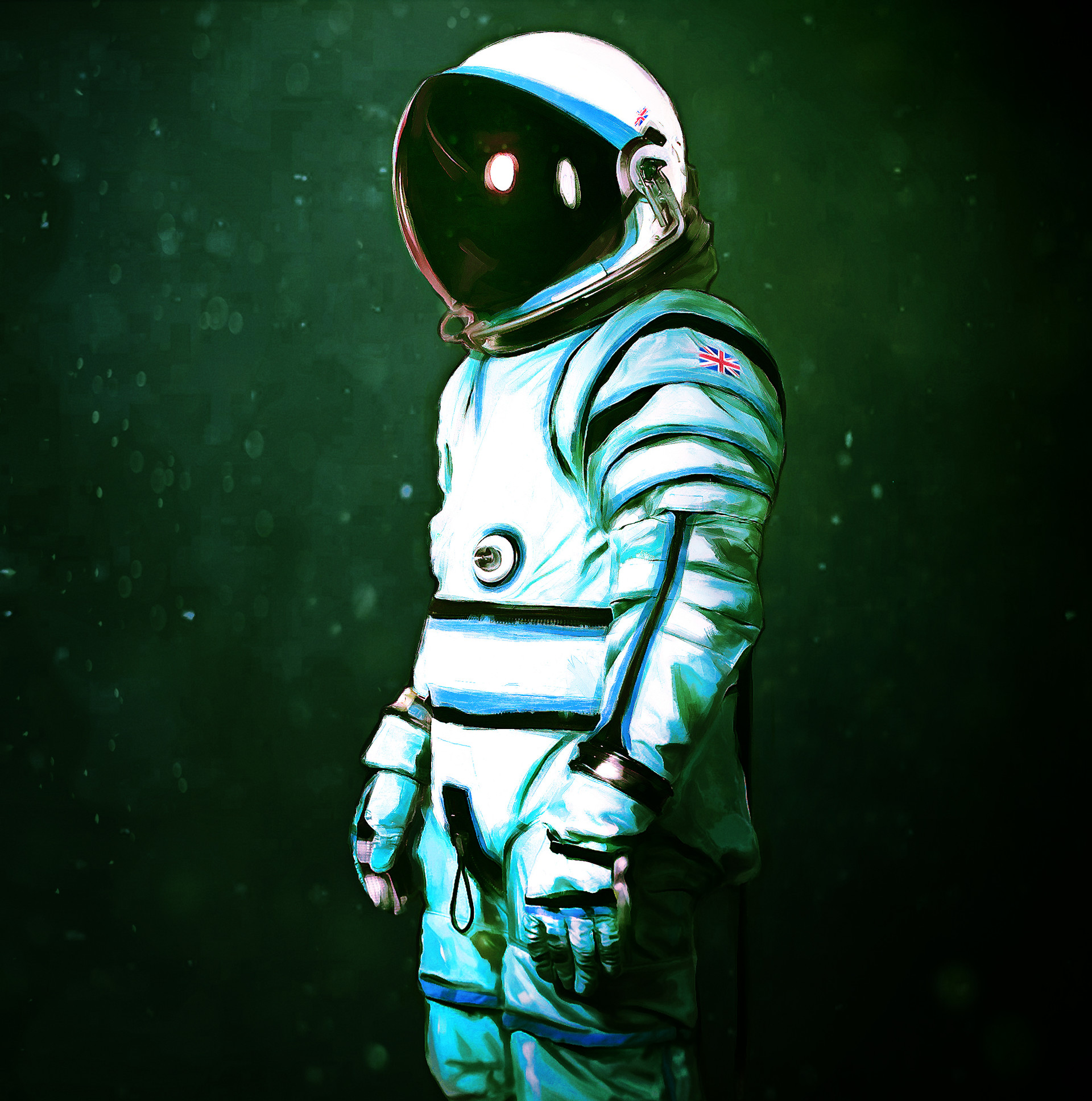 Space Man speed Paint.