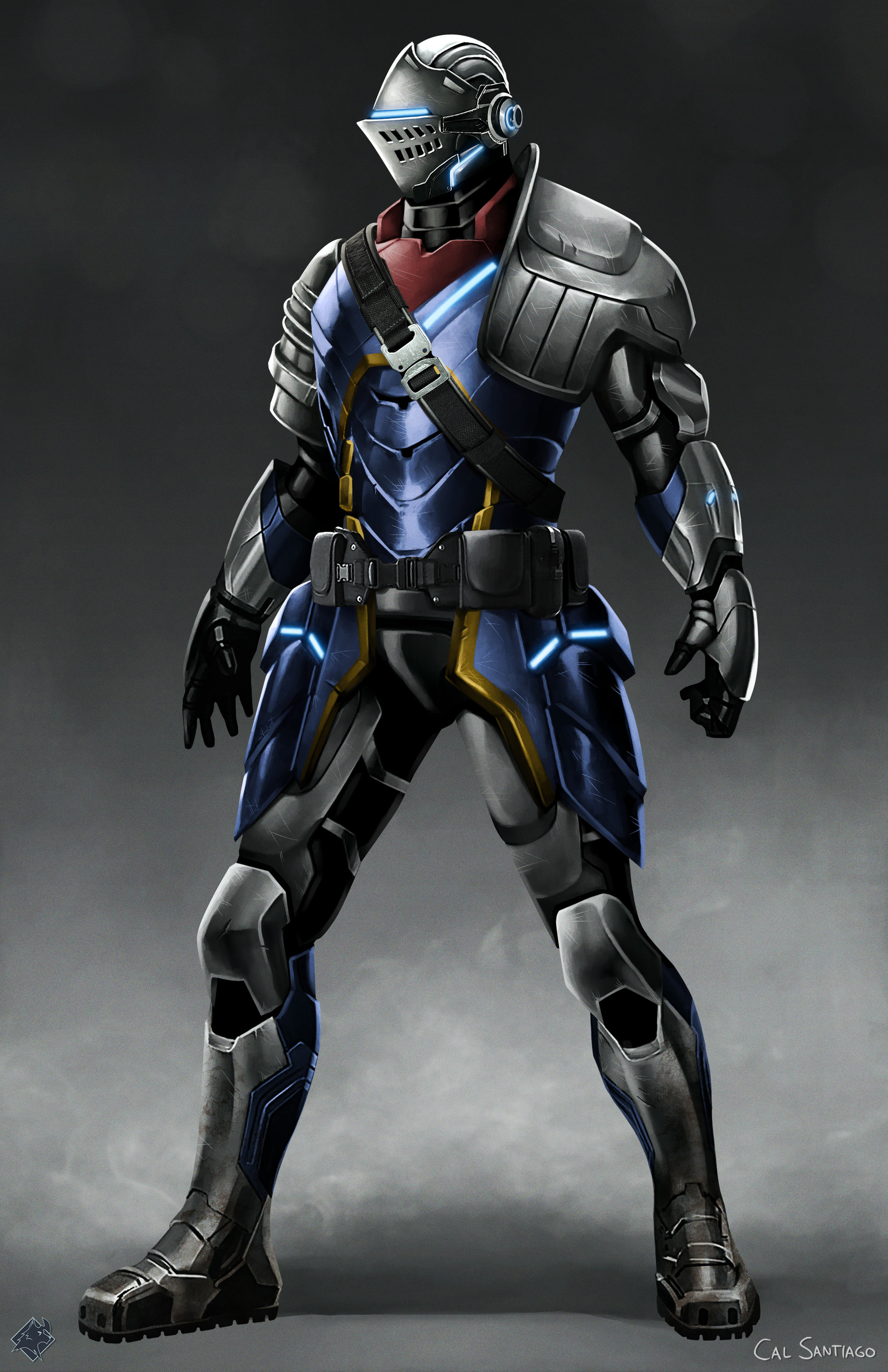 Sci-Fi Souls - Elite Knight Armor.