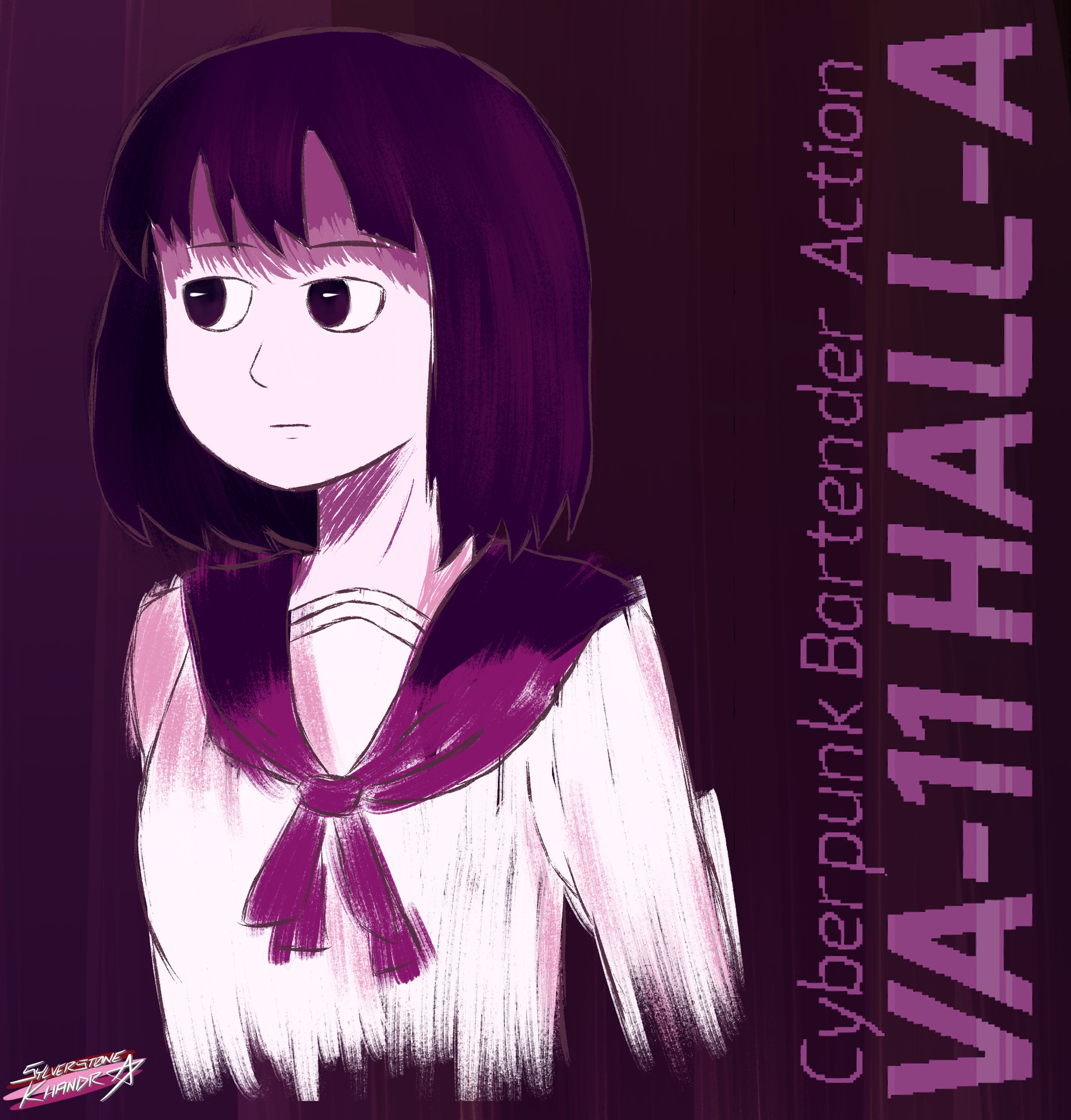 Artstation Anna Graem From Va 11 Hall A Sylverstone Khandr